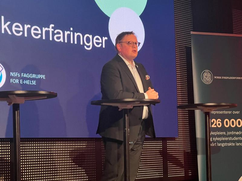 Nestleder Kai Øvind Brenden åpnet nasjonal e-helsekonferanse
