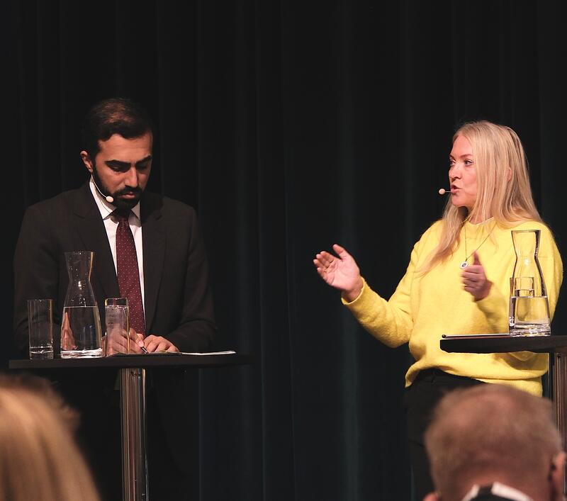 Lill Sverresdatter Larsen og Usman Ahmad Mushtaq