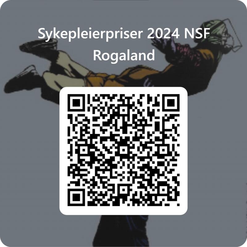 QR-kode for sykepleierpriser i Rogaland 2024